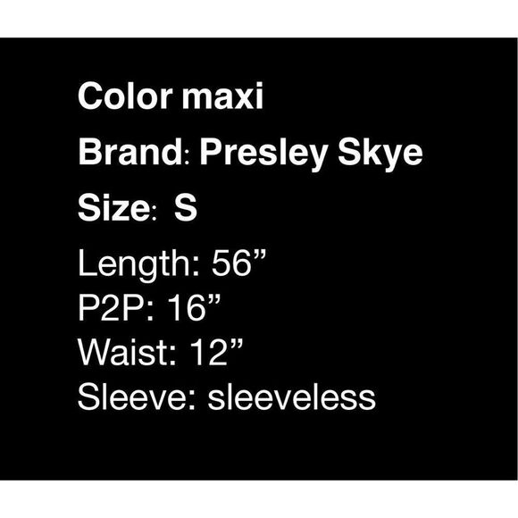 Presley Skye colorful maxi dress - Picture 8 of 10